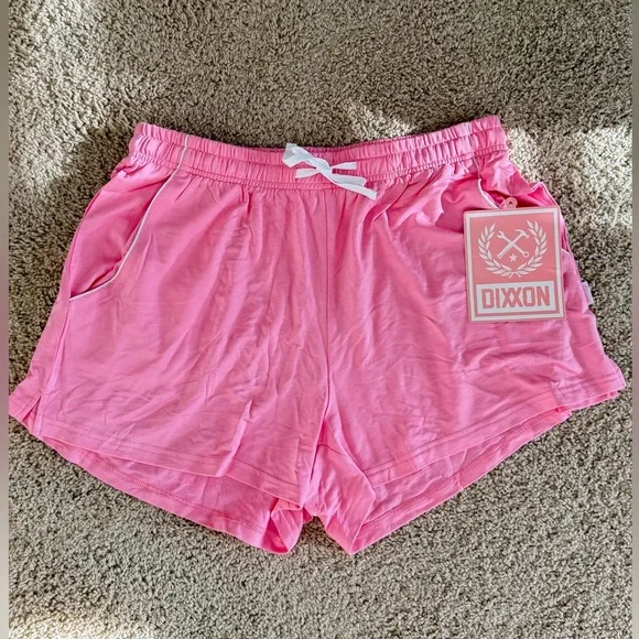 DIXXON Women’s Soccer Pajama Shorts- Pink - Picture 4 of 6
